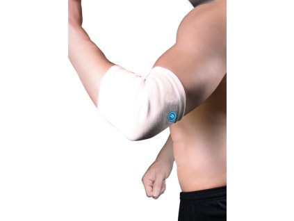 Elastická bandáž lakťa - biela