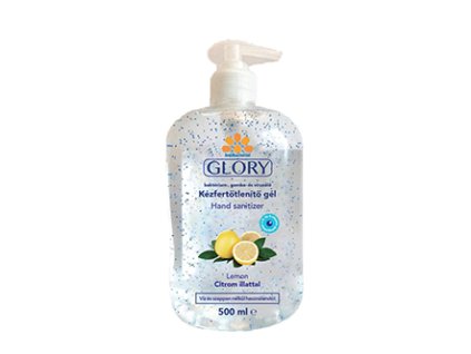 GLORY dezinfekčný gél na ruky s jemnou citrónovou vôňou 500 ml