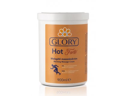 GLORY Hot Forte hrejivý masážny krém 900 ml