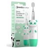 Sonická detská zubná kefka Zelená panda 1-8 rokov Nordics Oral Care Cruelty free