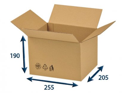 krabica chlopnova 255 x 205 x 190 3vvl