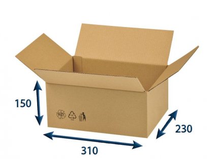 krabica chlopnova 310 x 230 x 150 3vvl