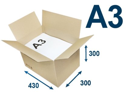 krabica chlopnova na tlacoviny a3 430 x 300 x 300 3vvl