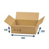 kartonova krabica 300 x 200 x 100 3vvl chlopnova