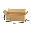 kartonova krabica 400 x 150 x 150 3vvl chlopnova