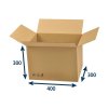 kartonova krabica 400 x 300 x 300 3vvl chlopnova