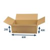 kartonova krabica 600 x 400 x 200 3vvl chlopnova