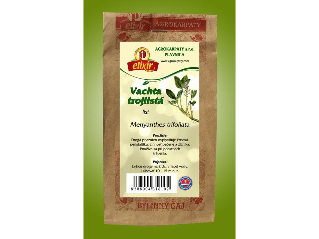 Vachta trojlistá - list