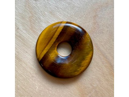 Prívesok “donut” Tigrie oko