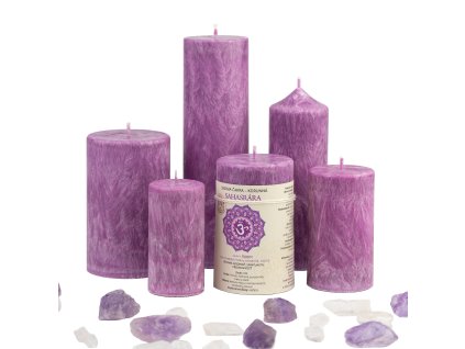 Sviečka JASPIRE® energetická 7.čakra