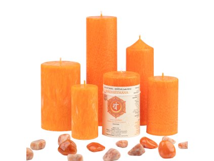 Sviečka JASPIRE® energetická 2.čakra