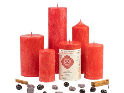 Sviečka JASPIRE® energetická 1.čakra