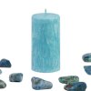 Sviečka JASPIRE® s energiou kameňa Chryzokol