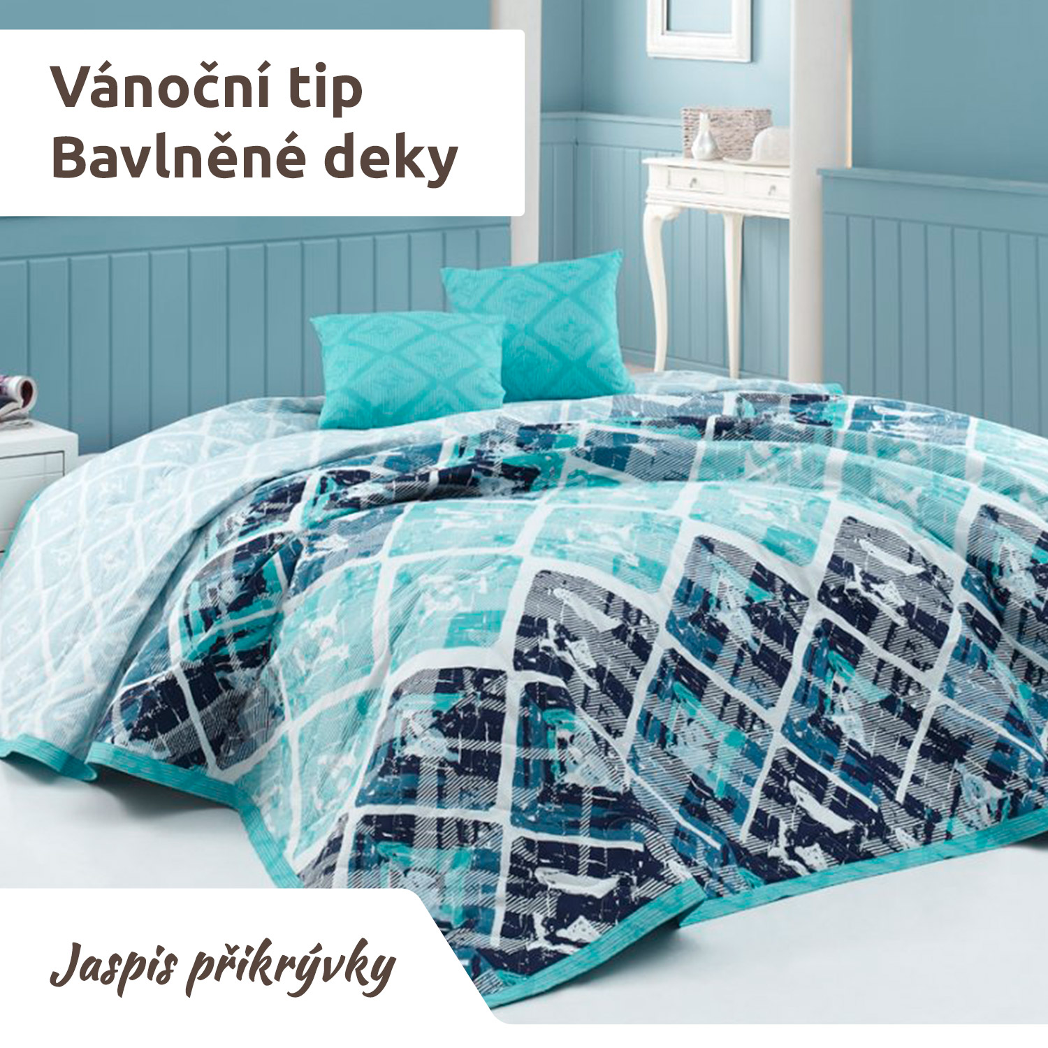 Hřejivá bavlněná deka potěší a zahřeje každého