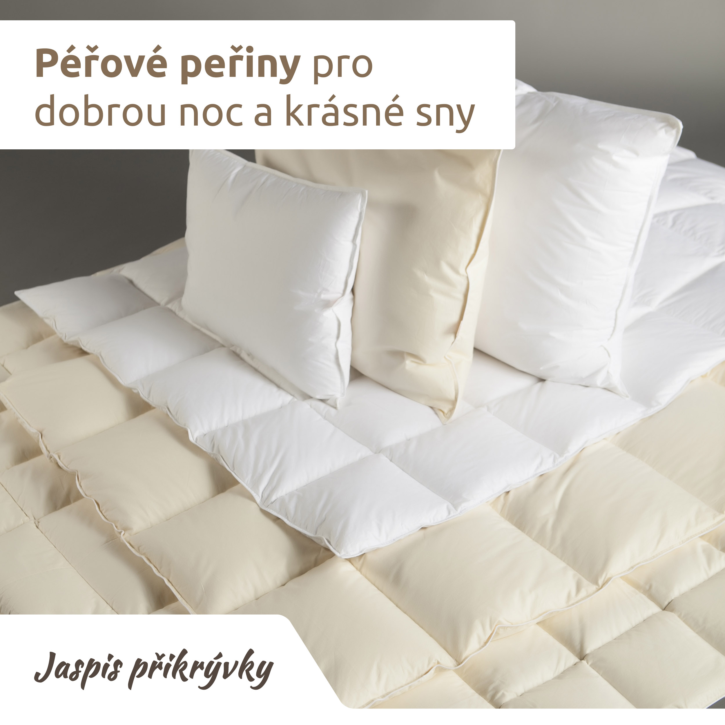 Péřové peřiny pro dobrou noc a krásné sny