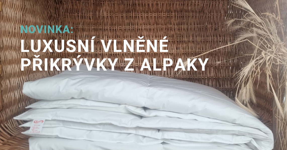 Novinka: Přikrývky z alpaky