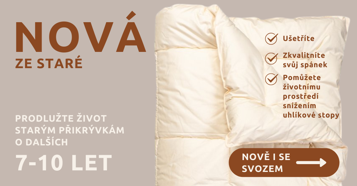 Nová přikrývka ze staré