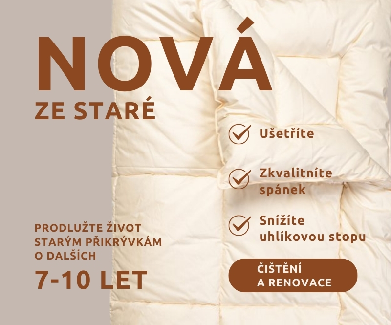 Nové přikrývky za staré 2026 mobil