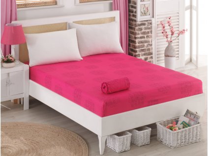 29148 bavlnene prosteradlo sedef ruzove 90x200
