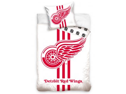 Hokejové povlečení NHL Detroit Red Wings White