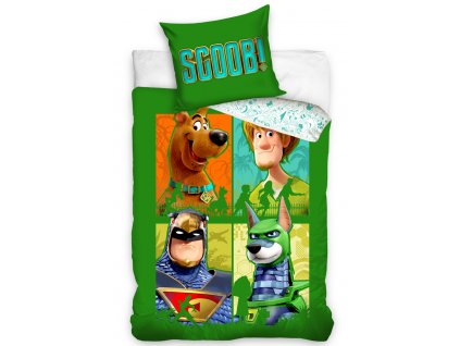 34151 detske povleceni scooby doo zelena ctyrka