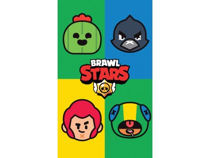 Dětský ručník Brawl Stars Portréty 30x50 cm