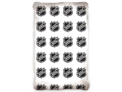 Prostěradlo NHL Logo White