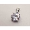 Strieborný prívesok zirkonovy