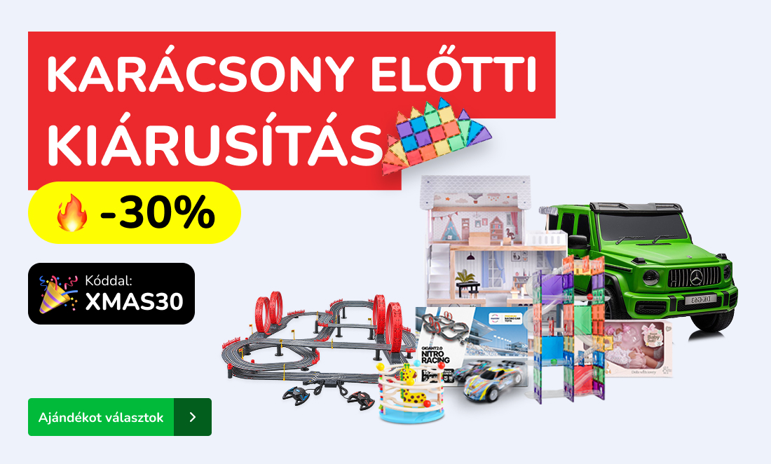 Karácsony előtti kiárusítás -30%