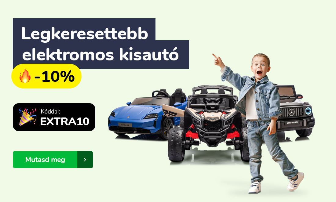 Legkeresettebb elektromos kisautó -10%