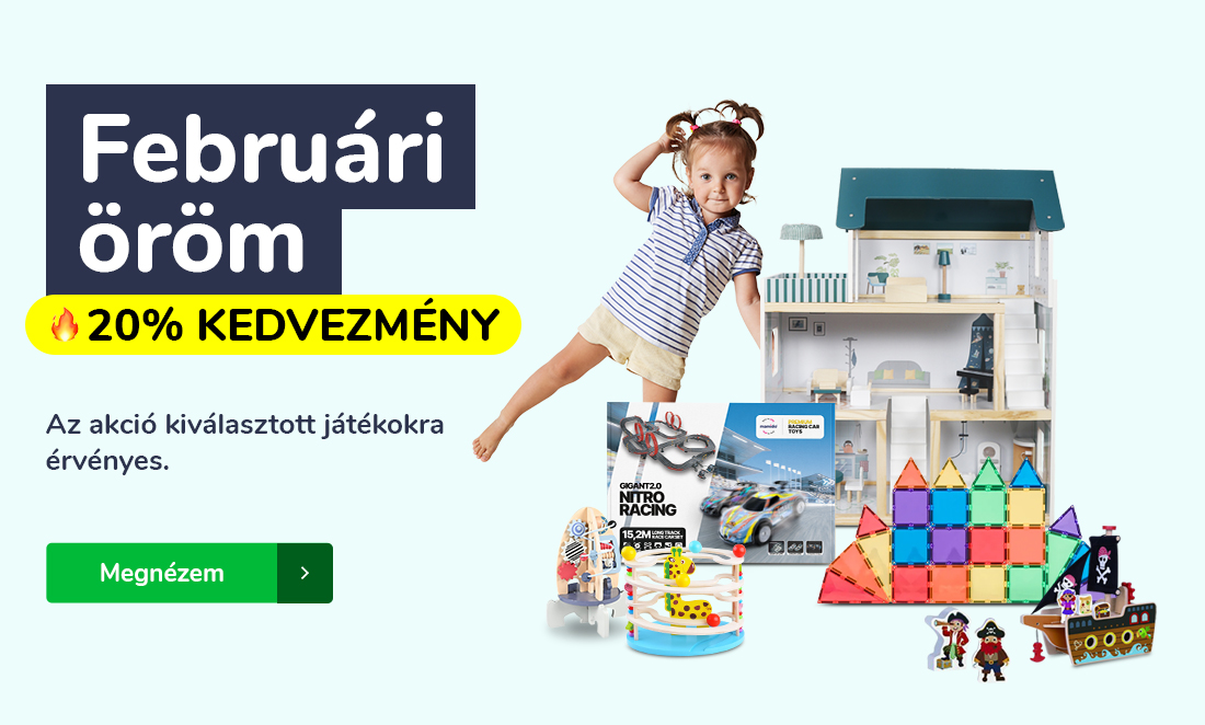Februári öröm - 20% KEDVEZMÉNY