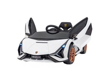 Elektrické autíčko Lamborghini Sian 4x4 bílé01