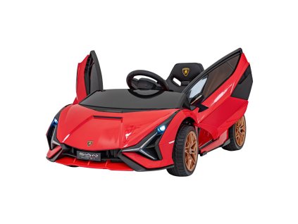 Elektrické autíčko Lamborghini Sian 4x4 červené01