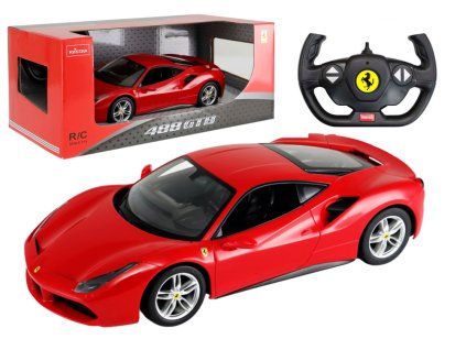 Távirányítós autó R/C Ferrari 488 GTB 1:14 Rastar Red