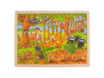 237945 puzzle mladata v lese