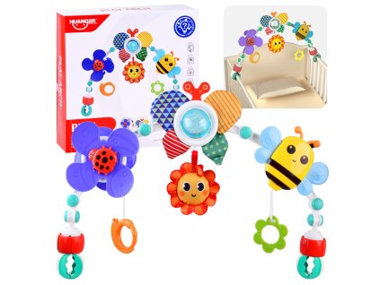 Boltív játékokkal babakocsihoz, kiságyhoz, autósüléshez