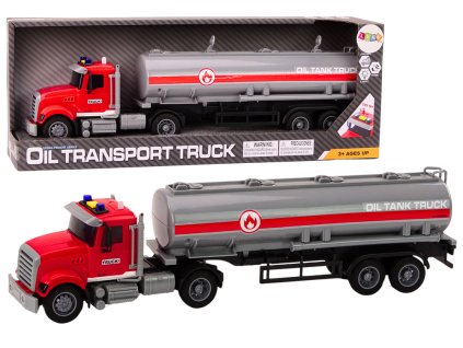 Teherautó traktor tartály lámpák hangok hajt piros