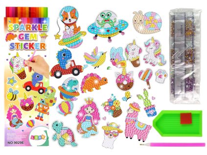 Gyémánt betétes matricák Gyémánt hímzés