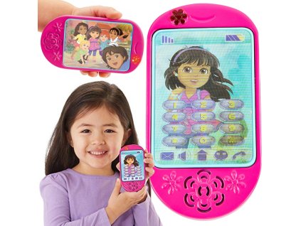 214054 interaktivni detsky telefon smartfon dora