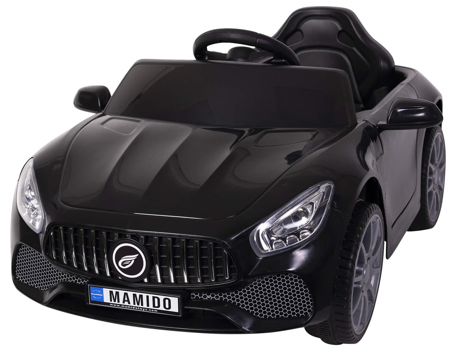 Elektromos játékautó Cabrio Fast Wing fekete SÉRÜLT CSOMAGOLÁS