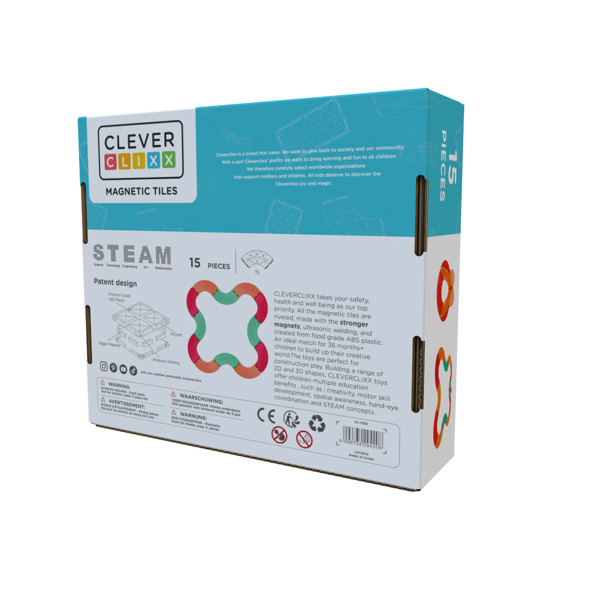 Cleverclixx Intense Kanyarok a mágneses versenypályához 15 db