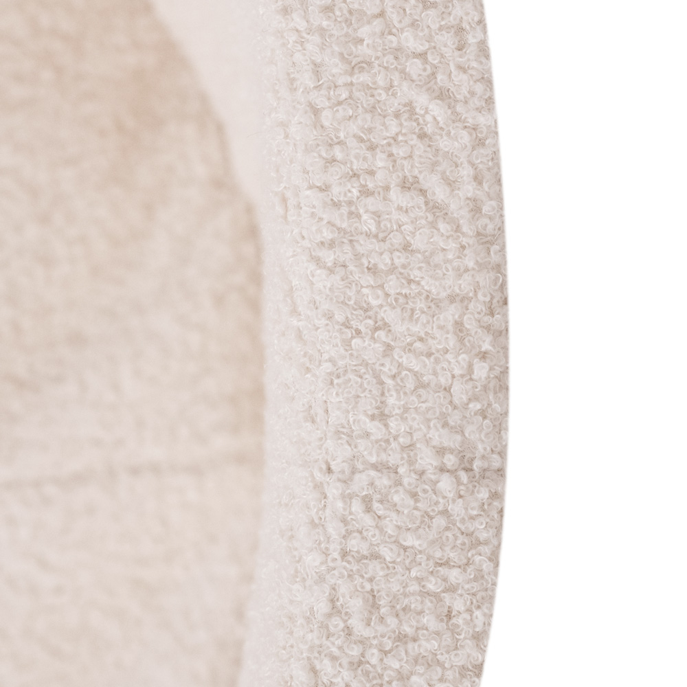 PLUSH NEST Száraz medence kerek krém bárány Ø 90 × 30 cm 200 labdával
