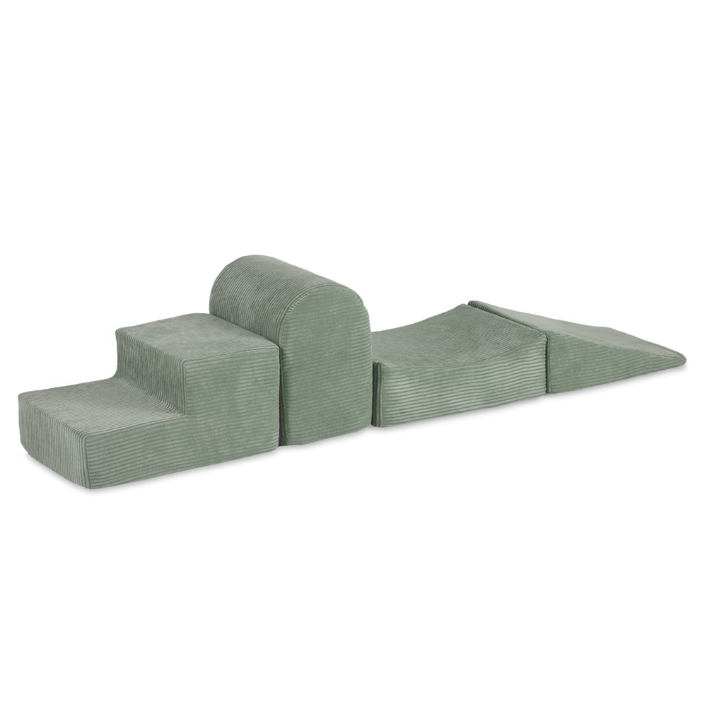 PLUSH NEST Molitán játszókészlet (4 részes) Prémium kordbársony zöld