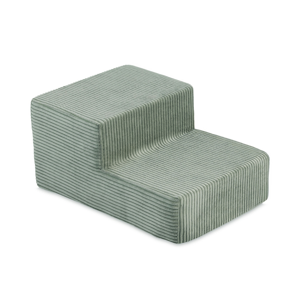 PLUSH NEST Játékkészlet 3 elem prémium kordbársony, zöld