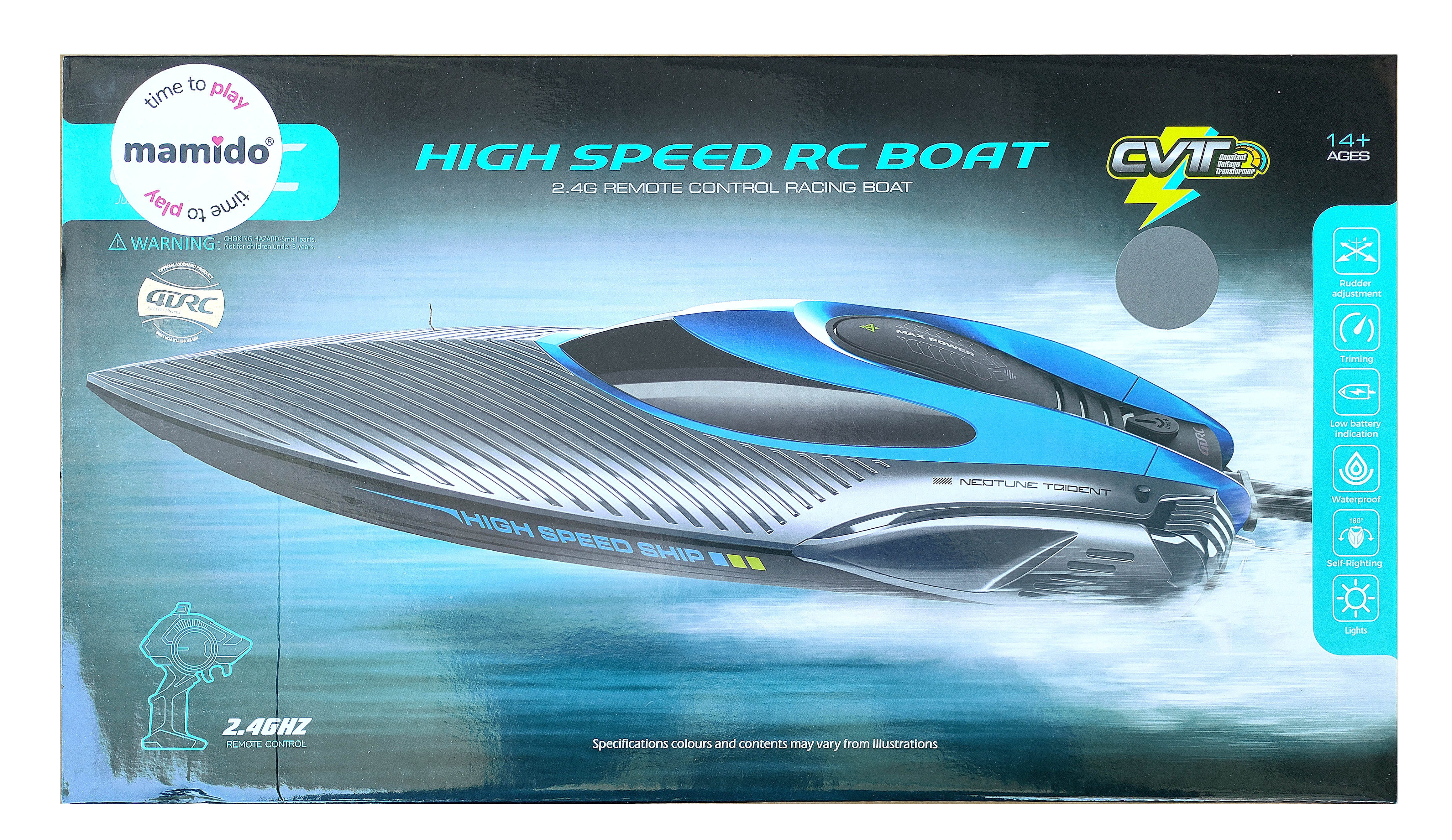 Mamido Távirányítós hajó Neotune High Speed Max zöld
