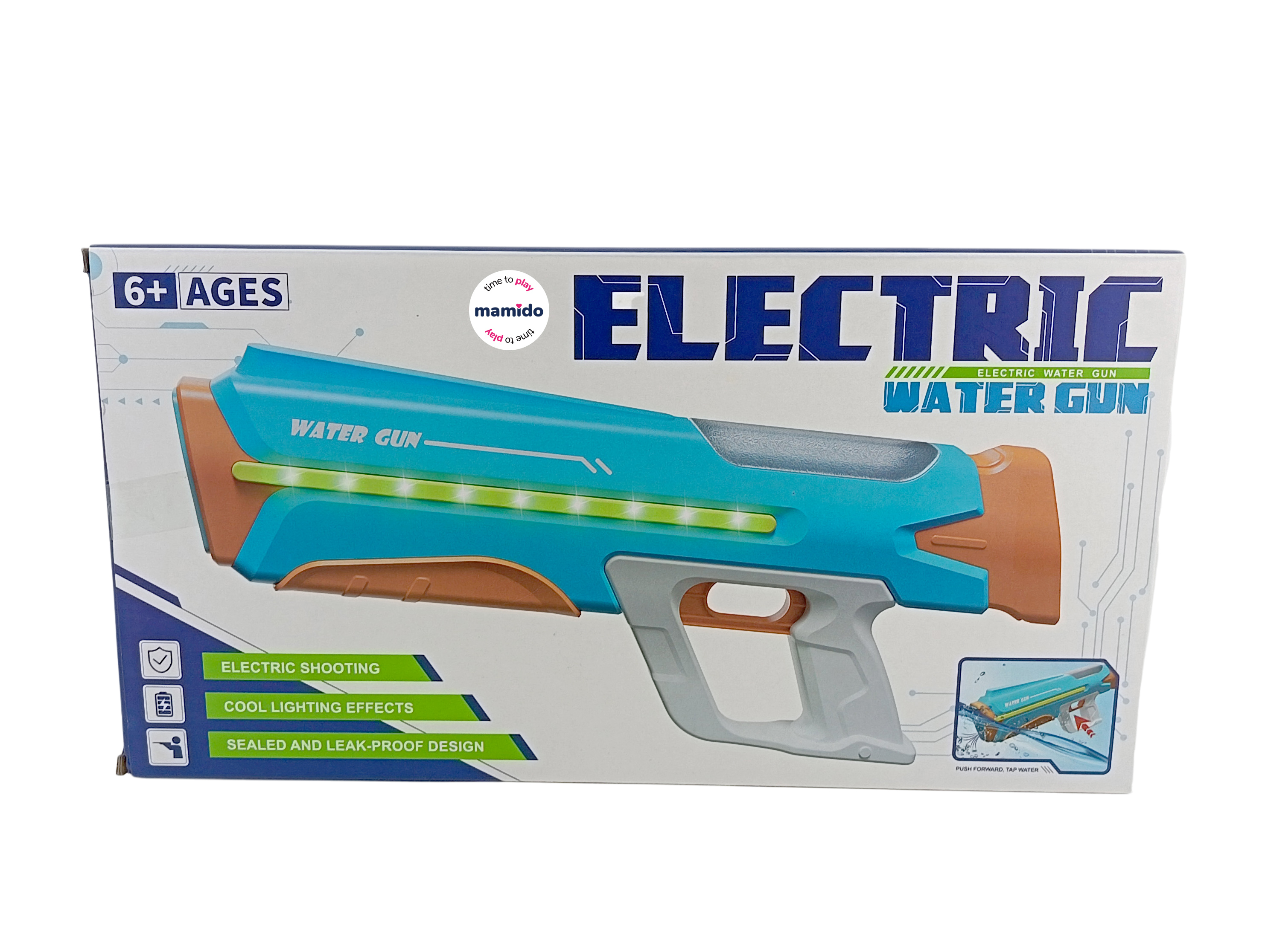 Mamido Elektromos vízipisztoly fényeffektekkel