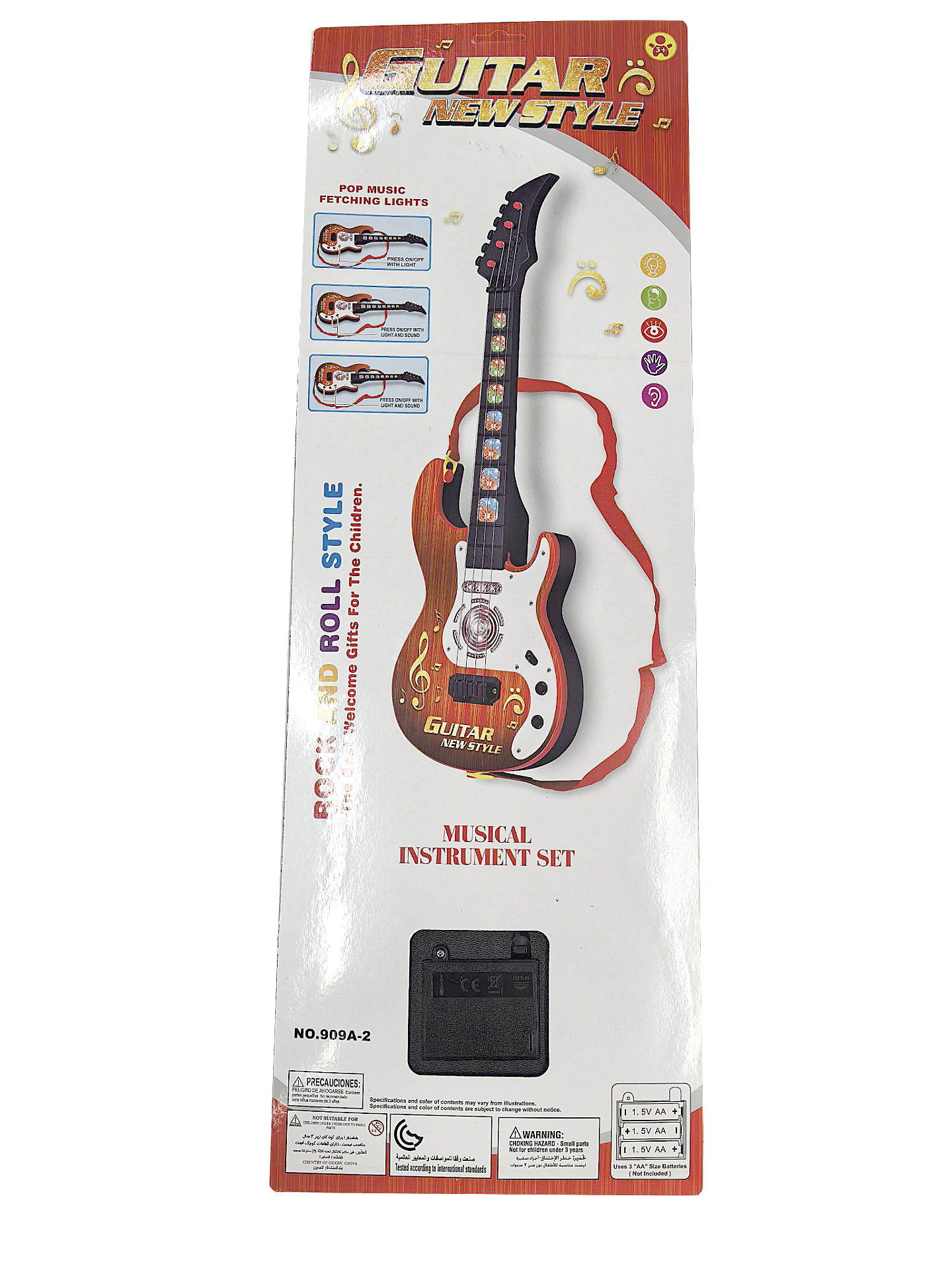 Mamido Gyermek elektromos gitár New Style fényekkel és hangokkal MT1552