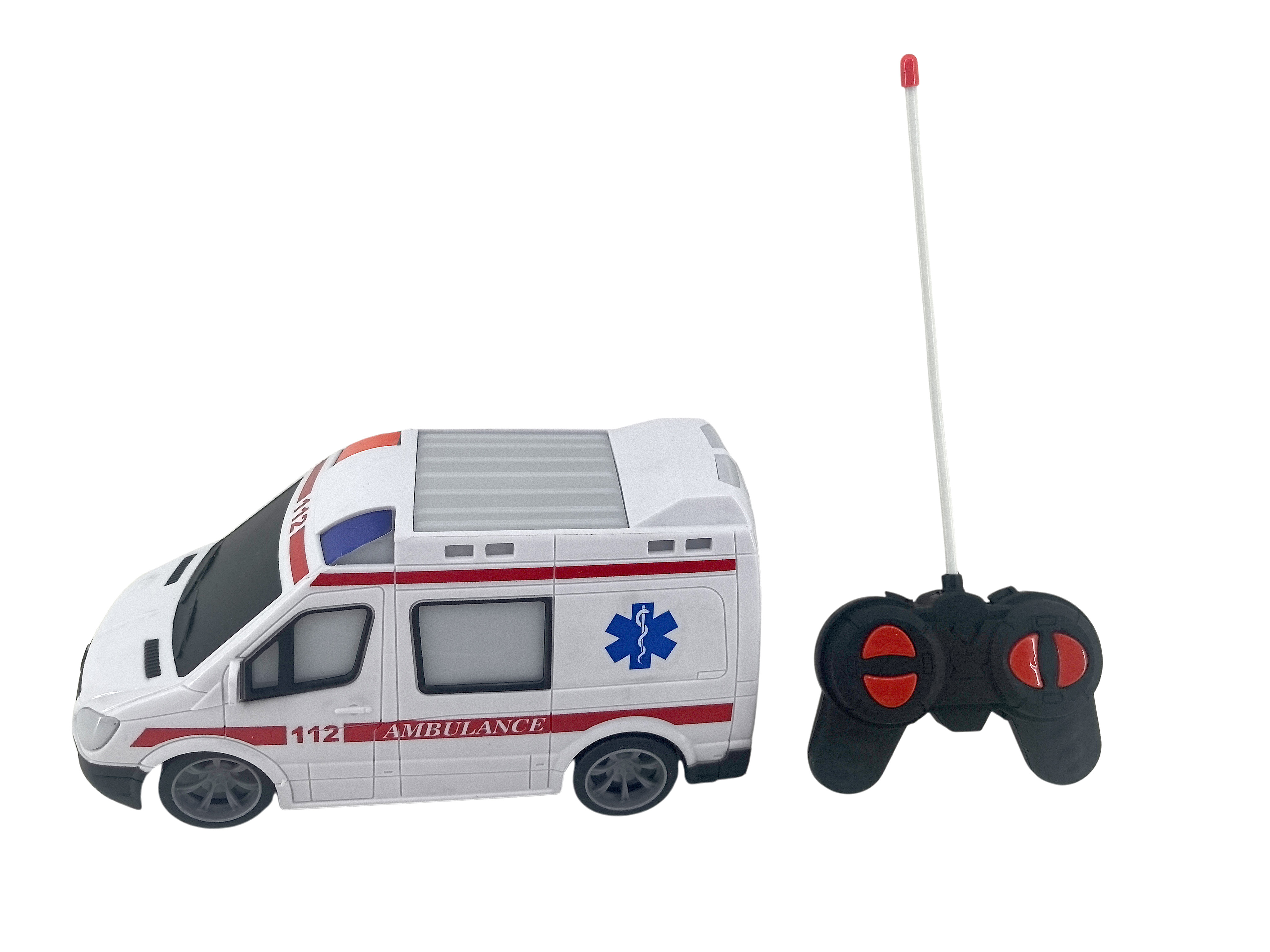 Mamido Távirányítós mentőautó fényekkel Ambulance MT1376