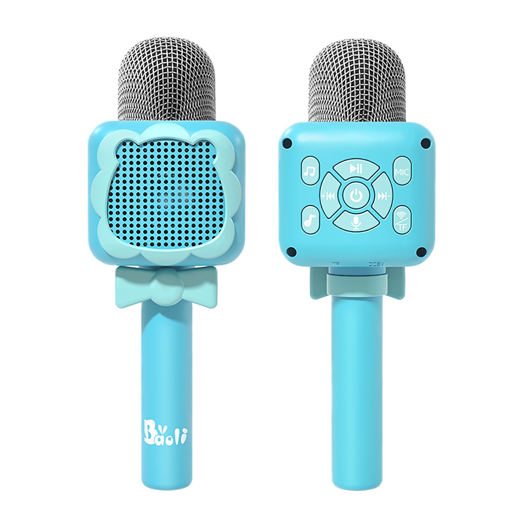Mamido Gyermek vezeték nélküli Bluetooth karaoke mikrofon kék MT1565