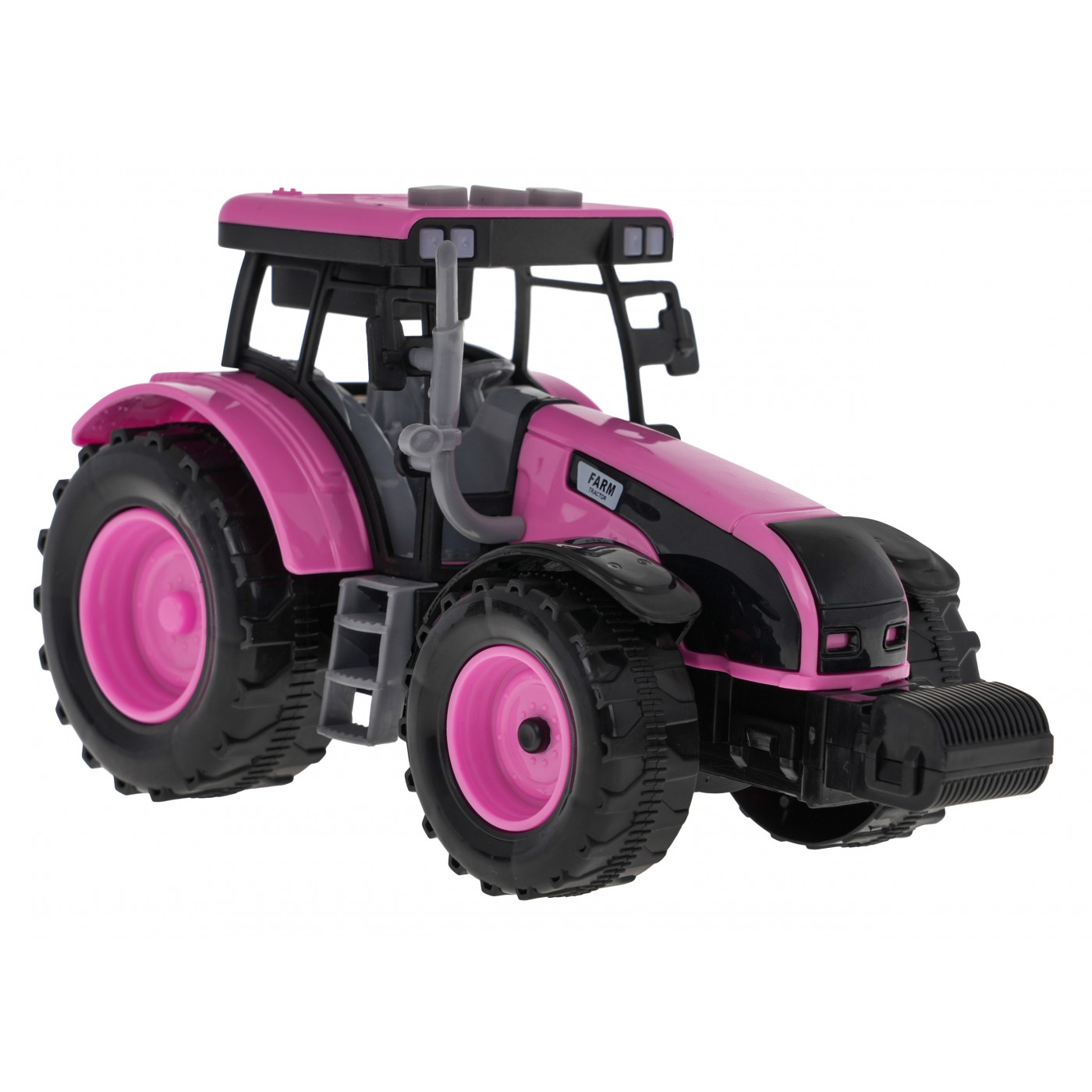 Mamido Interaktív traktor fényekkel és hangokkal, rózsaszín MT1546
